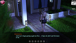 Burning Boundaries 18 - Mike Fucks Lara in Doggy Then Gets Blowjob From Angelica at Night