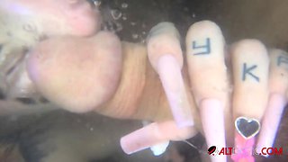 Busty tattooed hottie Misha Montana likes it rough