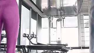 Fitnes Ass Pumping Threesome Hardcore