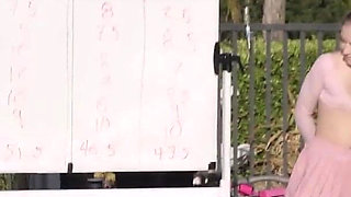 Reciting the National Anthem in a Wacky Wild Strip Game Show