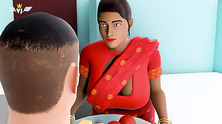 Desi Bhabhi Hot Ride with UltimateVJ - Big Cock Threesome Fuck