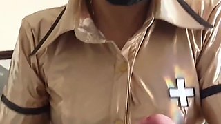 Sadistic nurse sounding and edging