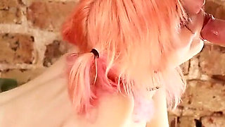 Kitty in College Uniform Blowbang