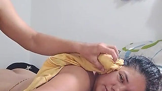 Girlfriend Sucking 69 with Fresh Milk