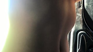 Small titted brunette amateur anal nailed at home