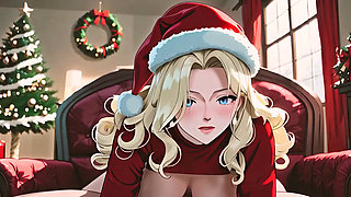 Blond Xmas Baddie Loves Big Dick Presents