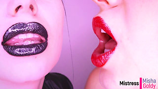 Black vs red seduction JOI