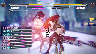Lesbian Battle BDSM Hentai Game Ep.1 Readhead Lesbian Scissoring and Squirting Fight!