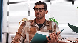 Crazy College GFs: Craving Classroom Anal and Facial with Horny Student and her BBC Tutor Alex Jones