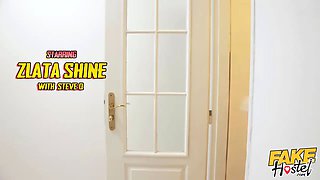 Fake hostel - shampoo monster rough screws a wonderful natural huge boobed russian cougar