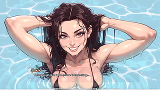 My New Girlfriend  Taboo Hentai Game  Ep.52 Caught My MILF Neighbor Boob in the Pool Just Next to My Stepmom!