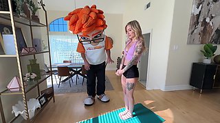 Tantric Tease with a Twist: Kathryn Mae Turns Yoga into a PornDude Pleasure Session!