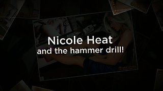 Nicole Heat fucked by hammer drill!