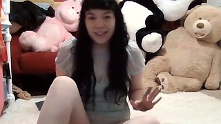 Hottest brunette solo webcam masturbation 2