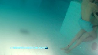 Because He Wants To Fuck Her Later He First Makes This Teen Horny In Warm Water