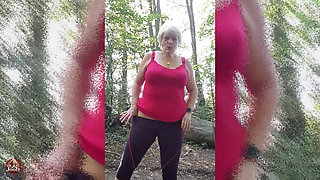 Striptease in the Woods