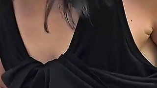On the Bicycle Bouncing Boobs and Rubbing My Big Clit with Fun