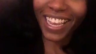 Black MILF with BIG boobs dancing and teasing