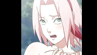 Naruto - Himawari Sakura Hinata Sara - Lesbian Orgy by Foxie2k