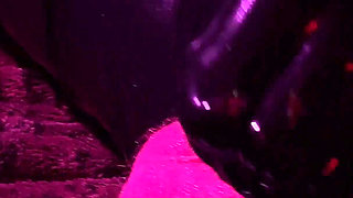 Rubber & Ava Fetishart Give Perv a Latex Footjob Part 2