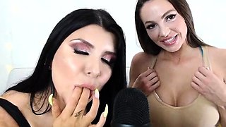 Abigail Mac & Romi Rain First Double ASMR JOi Video