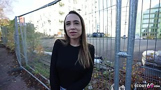 German Scout Picks Up Petite Latina Teen Priscila Belini for Casting Fuck - Big Tits & Hardcore Sex