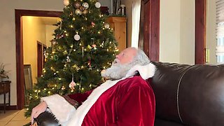 Naughty Redhead MILF Ms Kasbh Caught in Santa Cosplay Fucking Hard Doggie Style