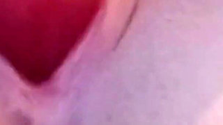 Young Girl with Gorgeous Ass Plays with Dildo