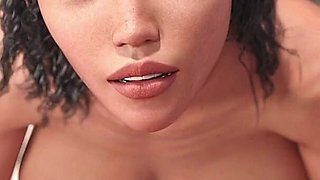 Horny Stepbro Accidently Walks Into His Busty Step Sister in the Shower - 3D Hentai Animated Porn - Life in Santa County