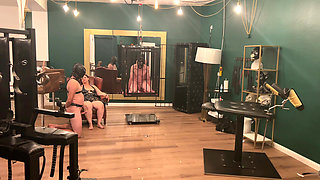 Gaping Anal Subs Stretched Wide by Dommes' Throbbing Toys