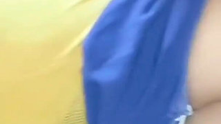 Newly Married Bride Has Sex with Her Husband, Close up of Hard Fucking in Missionary Position