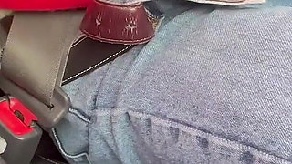 On the Highway I Make the Uber Driver Cum