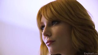 Redhead Opera Singer Lacy Lennon Swallows Quinton James' Huge Cum Load For Sore Throat