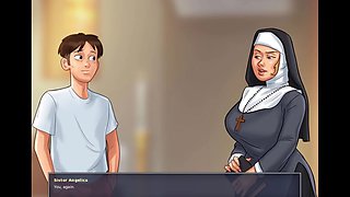 Summer saga with huge boobs and wild anime fantasies