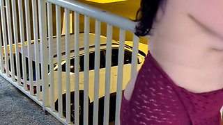 Hot Wife Showing off at the Resort!