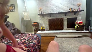 Office slut invited me over for pussy POV