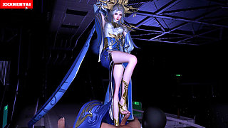 Seductive Priestess: Animated and Curved - 3D Animation Hentai