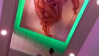 Hot Blonde Wife Fucked by Lover While Cuckold Watches - Threesome Creampie