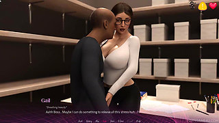 Office Corruption: Busty Secretary Gail Earns Her Promotion From the BBC Boss - the Office-part 3-damaged Coda - by Porn Game 4u