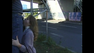 Amateur MILF Fucked in Construction Site and Cum on Big Tits by Huge Cock