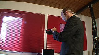 Two guys and one girl for wild BDSM