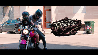 Tattoo Trio - Hot Threesome in a Tattoo Studio. Full version on FAPHOUSE and MY OFFICIAL WEBSITE