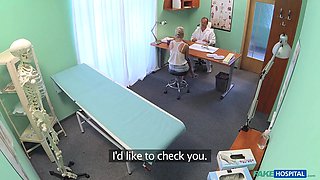 medic, it only hurts when i bend over." - faux clinic