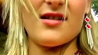 Outdoor Ass Fucking Facial with Young Liz Honey