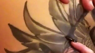 Interracial Foursome in the Livingroom with BBC and the Bitch