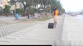 Traveler Fucks A Filipina Flight Attendant!