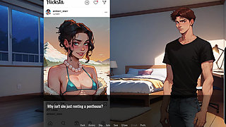 A Hot Redhead Stripper Gives a Lap Dance- Welcome to Port Haven #4 Gameplay