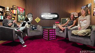 Kenna James and Millie Morgan talk dirty on the porn podcast