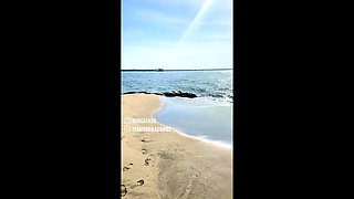 Venecas caught in the middle of the beach having sex - Min