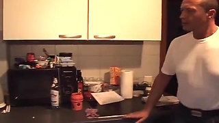 Granny From France Got Fucked in the Kitchen